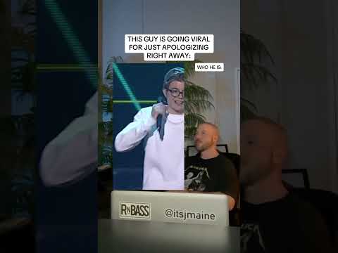 Bro Is Going Viral For Apologizing Right Away On This Show #shorts