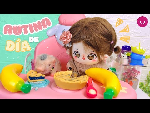 🌞 ¡Mañana con Mimi Puff y Piggy! 🍼🐷💖 Rutina Kawaii con Mi Muñeca Cotton Doll y cerdito de silicona