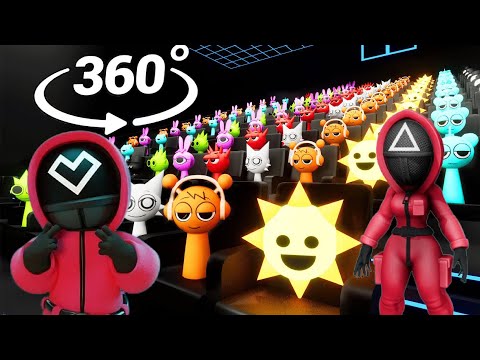 Incredibox Sprunki Squid Game Edition 360° VR: CINEMA HALL