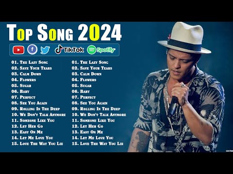 Bruno Mars, Adele, The Weeknd, Maroon 5, Miley Cyrus, Ed Sheeran, Selena Gomez 🌟 Best Pop Music 2024