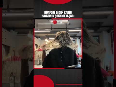 Konya’da kuaföre giden bir kadın, saçlarının yanması sonrası yaşadığı şoku paylaştı.