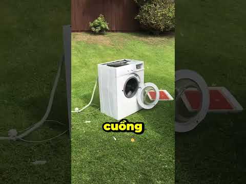 Ném Gạch Vào Máy Giặt Đang Quay Sẽ Ra Sao #facts