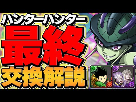 HUNTER×HUNTERコラボ最終交換所解説！これ見ればOK！強リーダーは確保すべき？知らないと損！【パズドラ】
