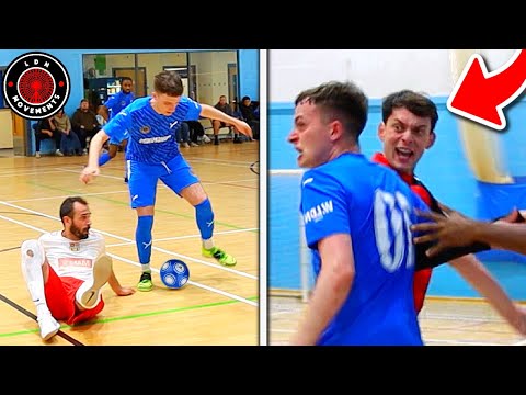 I Played in a PRO FUTSAL MATCH & It Was CRAZY! (Football Skills & Goals)