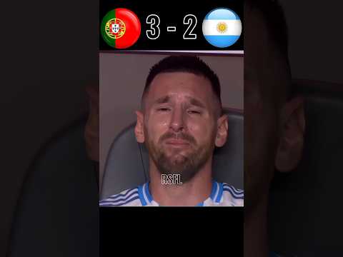 Portugal vs Argentina 🇵🇹vs🇦🇷#football #cr7#messi#ronaldo #youtube #soccer #fifa ⚽..