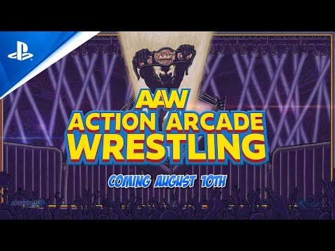 Action Arcade Wrestling - Release Date Announcement Trailer | PS4