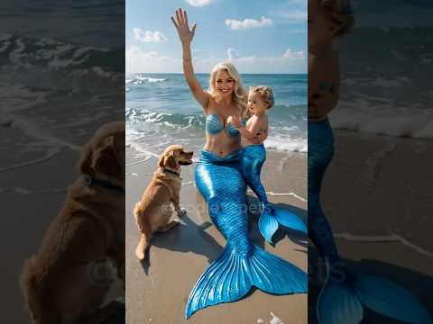 A dog saves a merman baby, and is met by the arrival of Jesus. #jesus #dog #mermaid