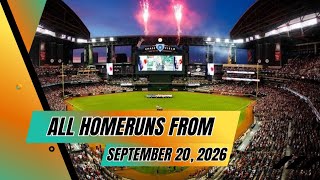 All 27/31 Homeruns From September 2026 Highlights