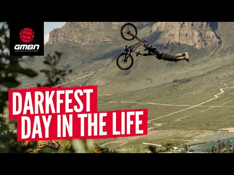 Riding The World's Biggest Mountain Bike Jumps | Sam Hodgson's Darkfest Day In The Life