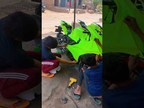 r15 green modified #automobile #rider