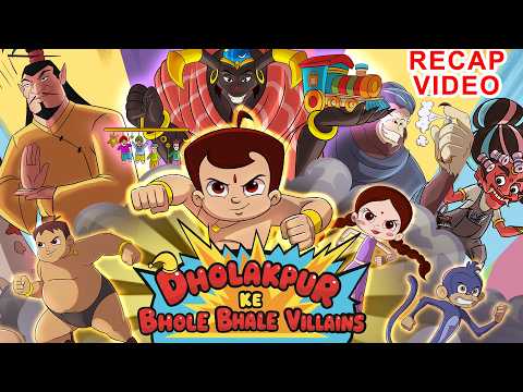 RECAP - Dholakpur ke Bhole Bhale Villains | Chhota Bheem Birthday Special Movie | Kids Cartoons