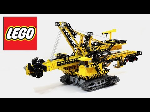 LEGO Technic Bucket Wheel Excavator (not a 42055 set) / ЛЕГО Техник Роторный Экскаватор ЭР-1250