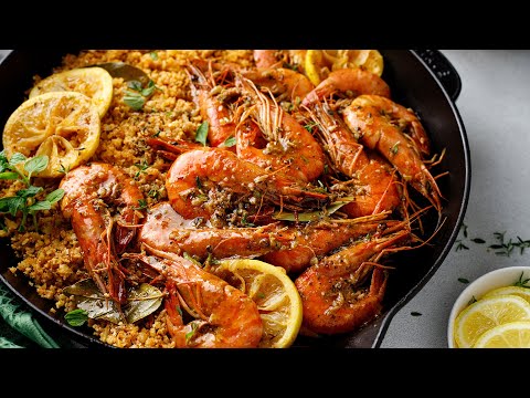 Keto Barbeque Cajun Shrimp [with Cauliflower Rice]