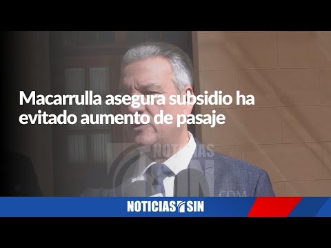 Subsidio de combustible dado a transportistas ha evitado que aumente precio del pasaje