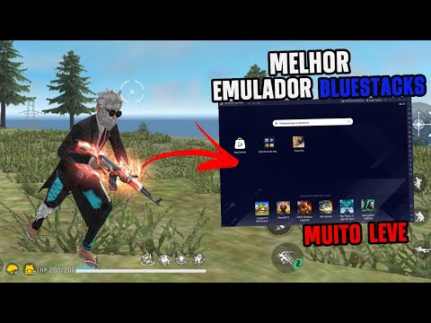 DESCOBRI O MELHOR EMULADOR BLUESTACKS LEVE PARA QUALQUER PC FRACO MELHORES CONFIGURAÇÕES 🔥🚀 FREEFIRE