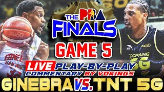 🔴PBA LIVE |Ginebra vs Tnt Game 5 Finals Live Play-By-Play