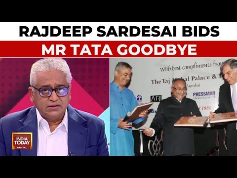 Ratan Tata Funeral: Rajdeep Sardesai Bids Farewell To Ratan Tata | Ratan Tata's Last Rites News