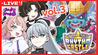 【 #SUPERCRAZYRHYTHMCASTLE】思いのほか難しい！？波乱の予感・・・！【 #ONIKAWA #VTuberバンド #有栖