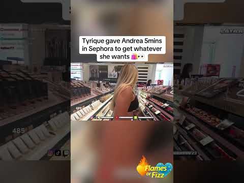 Tyrique & Andrea: Sephora Shopping Spree in 5 Mins - What Did She Get?!