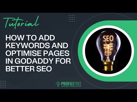 How to Add Keywords and Optimise Pages in GoDaddy for Better SEO | Keyword Optimisation | SEO