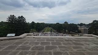 The view from on top of the President McKinley  Monument 7/26/26