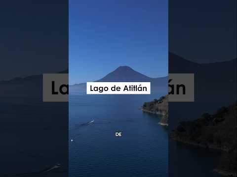 LAGO DE ATITLÁN: Lugares de Guatemala que debes visitar🤩🇬🇹 #Lago #Atitlán #Guatemala