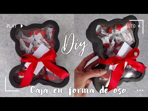 Caja en forma de oso ♡ Regalo para mi novio | Erandy Paz