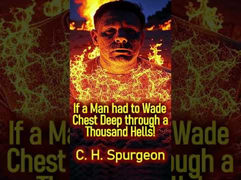 If a Man had to Wade Chest Deep through a Thousand Hells! - C. H. Spurgeon #shorts #christianshorts