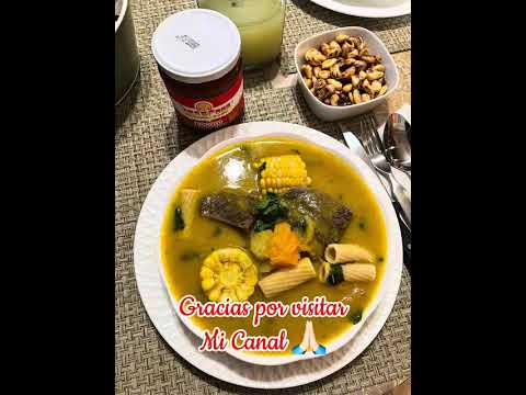 SOPÖN de CARNE 🔥 🟥⬜️🟥 🥘 #caldo #sopa 👌🏼😋