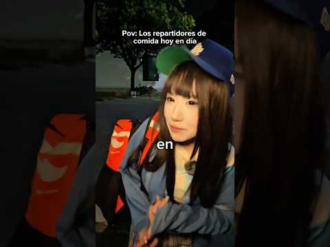 ¡Cuando llega el repartidor de Comida!😡 #humor #otakus #comedia #otakulife #anime #cosplay #fyp