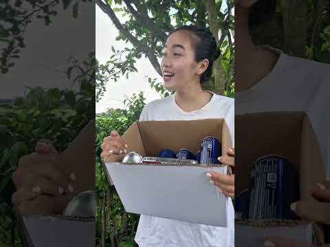 CÂY SÚNG BẰNG LON #mrsbeanwork#diy #shorts #giantthing