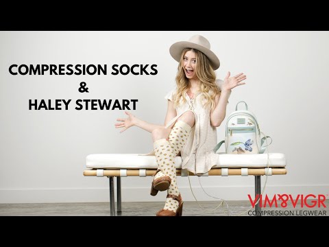 Can compression socks help POTS and EDS? An interview with Haley Stewart