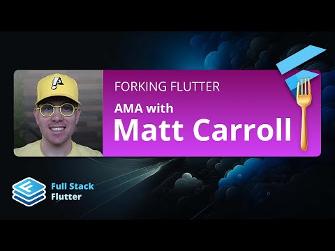 Flutter Friday Live 📺 Flutter & Flock with Matt Carroll