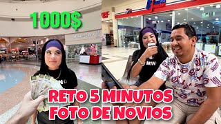 Reto en 5 MINUTOS buscando el teléfono más extraño y pidiendo fotos a novios 😳