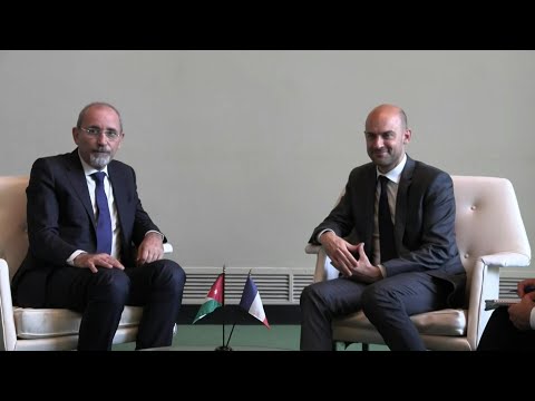 UN: French Foreign Minister holds bilateral with Jordanian counterpart | AFP