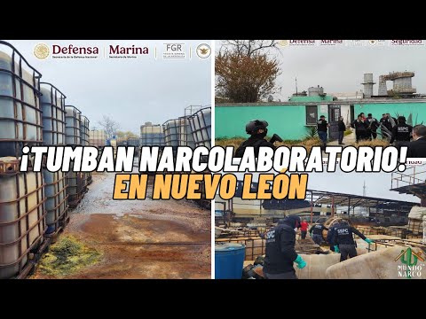 🔍🚨 Desmantelan laboratorio clandestino en Nuevo León 💊⚠️