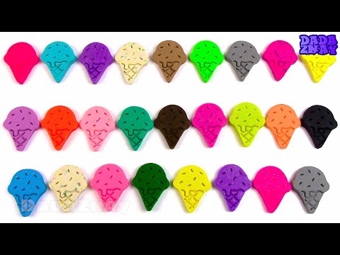Учим Английский Алфавит|Учим цвета с Play Doh мороженое|Песенка Про Алфавит