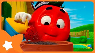 Doppi el Tomate 🍅 Mascota inusual en el jardín | Dibujos para Niños | El Reino Series