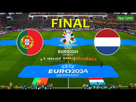 PORTUGAL vs NETHERLANDS  - FINAL | EURO 2024 GERMANY | Full Match All Goals | PES Gameplay