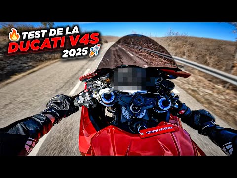 TEST DE LA DUCATI V4S 2025 🚀🔥 DINGUERIE DE 228 CV