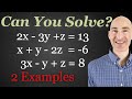Elimination Method for Linear Equations