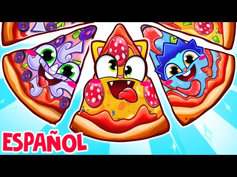 Mi canción especial de la pizza | Canciones divertidas para niños 😻🐨🐰🦁 de Baby Zoo Español