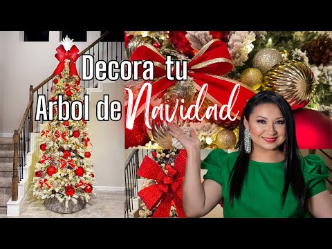 como DECORAR tu ÁRBOL de NAVIDAD / Decoración Navidad 2024 / Christmas Tree decor ideas