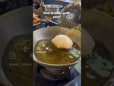 பூரி  உப்பல வர நச்சுனு  4 Tips❤️#shorts #cooking  #food  #ammasamayal