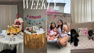 WEEKLY VLOG | Romantic Father’s Day Dinner + Love Island Watch Party + Girls Pool Day + Dog Sitting