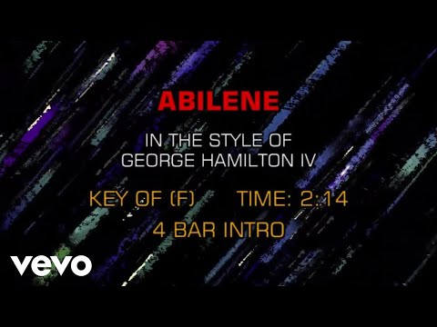 George Hamilton IV – Abilene (Karaoke)