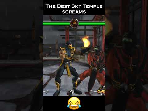 The FUNNIEST Mortal Kombat Sky Temple Screams! #Shorts