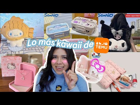 PEDÍ de lo MÁS KAWAII  DE TEMU y así nos FUE  ദ്ദി(˵ •̀ ᴗ - ˵ ) ✧