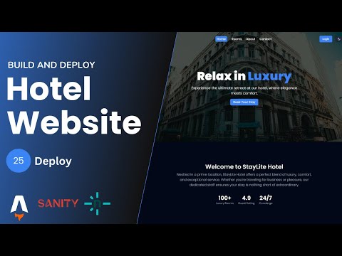 Build and Deploy a Full-Stack Hotel Website with Astro & Sanity