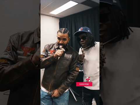 Vybz Kartel & Drake Link Up Backstage Showing Off Their OvO Chain #shorts